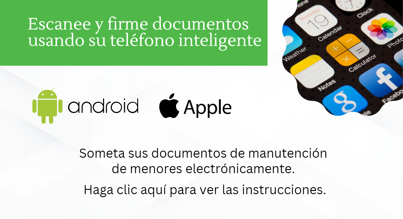 Escanea y firma documentos Enlace de instrucciones