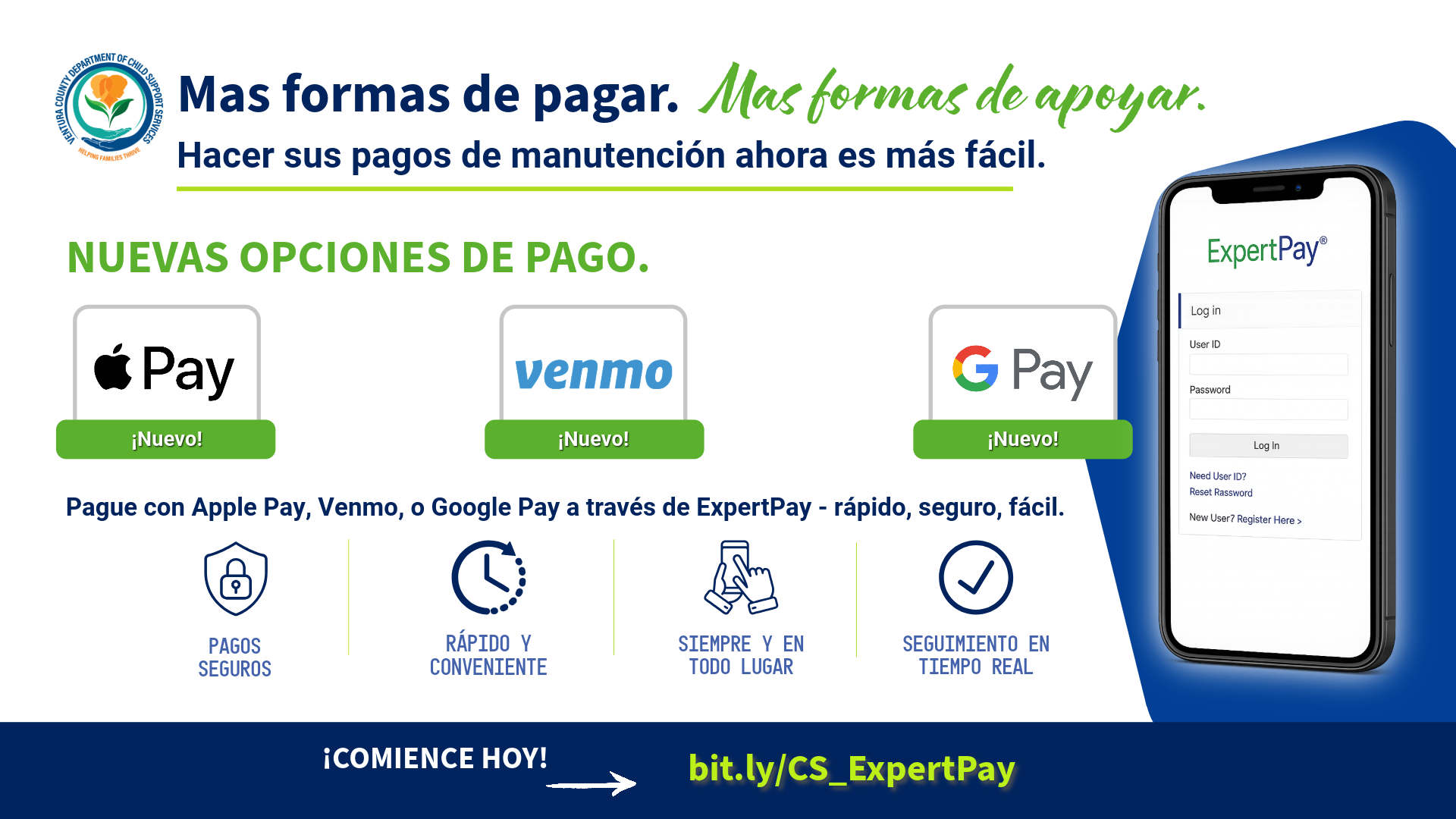 Website Expert Venmo Spanish