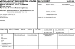 Sample SecuredSupplementalBill